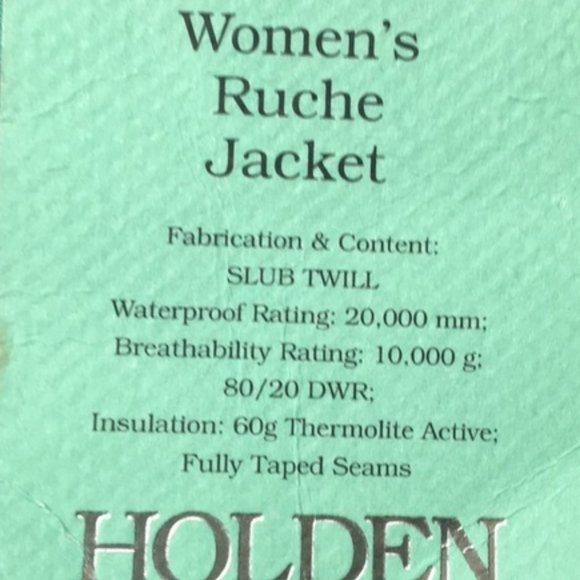 Holden ~ Ruche Insulated  Hooded Snowboard Ski Jacket in Medium - Picture 11 of 16